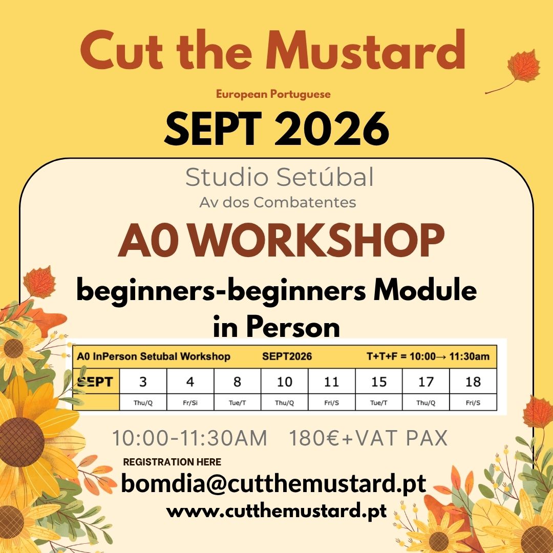 Portuguese A0 Workshop September 2026